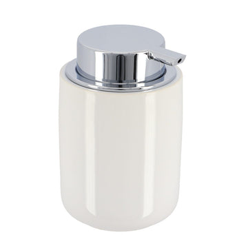 Dispenser rotund din dolomită – alb lucios – 235 ml