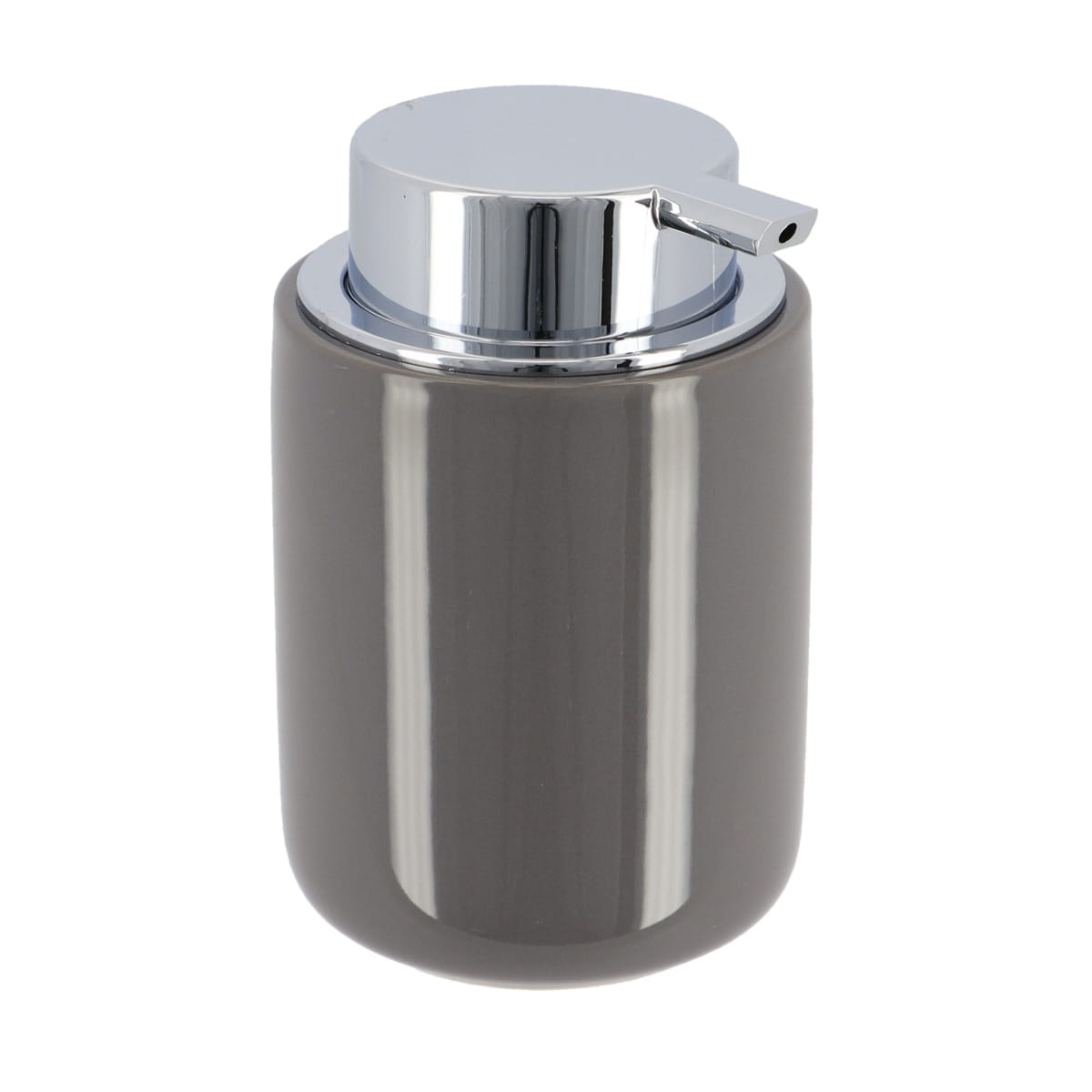 Dispenser rotund din dolomită – gri lucios – 235 ml