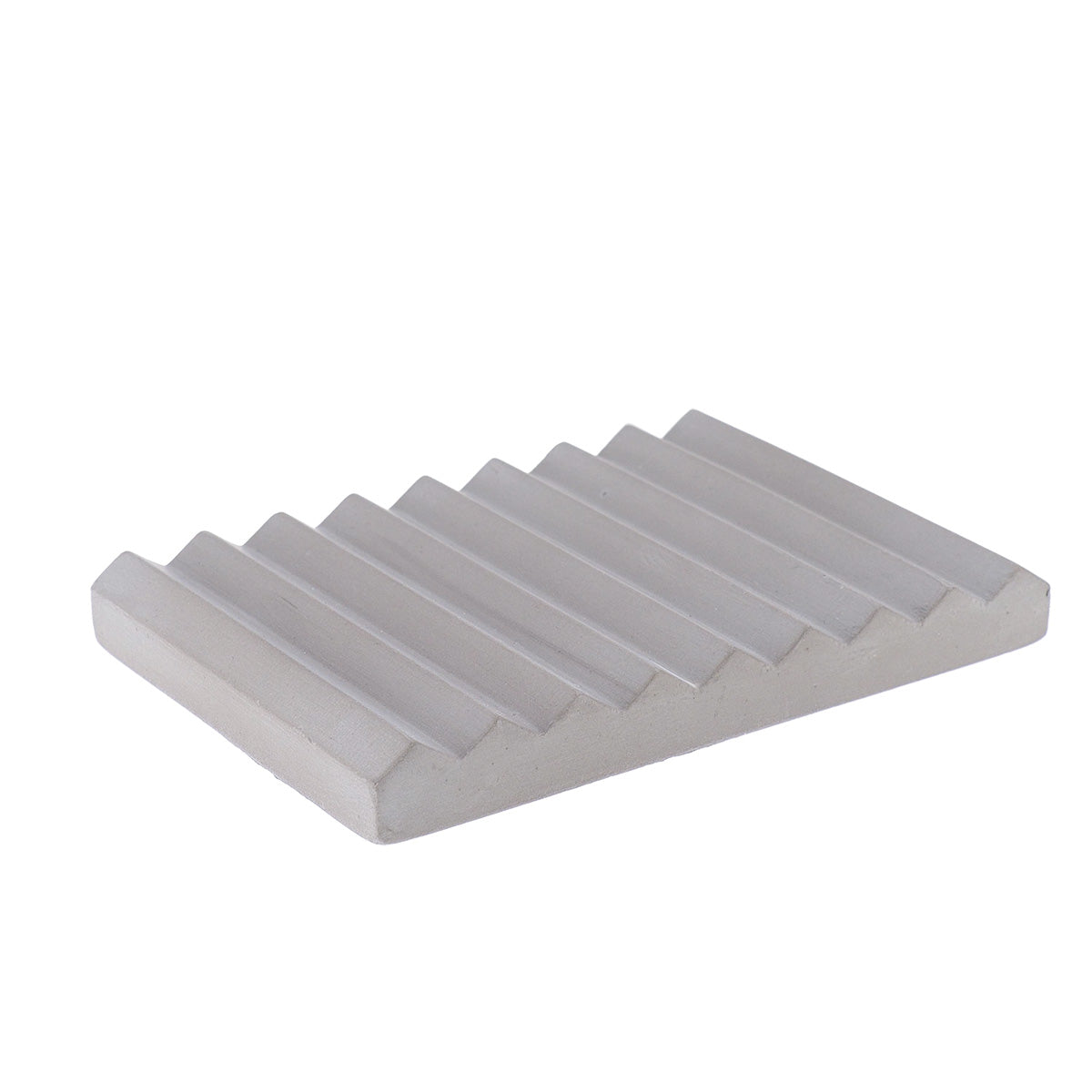 Săpunieră din ciment – stil grafic – gri