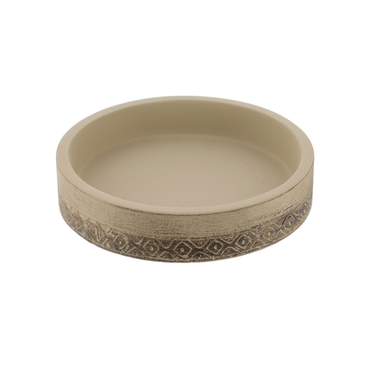 Săpunieră din ciment – decor etnic – natural