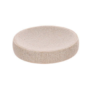 Săpunieră din polirășină cu efect frunză – natural