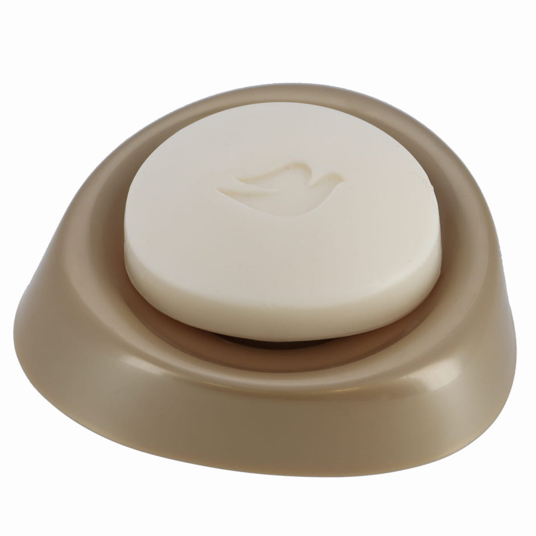 Suport săpun rotund din polipropilenă – taupe