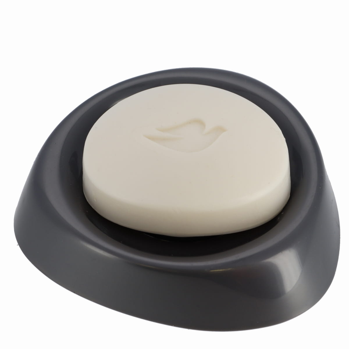 Suport săpun rotund din polipropilenă – gri