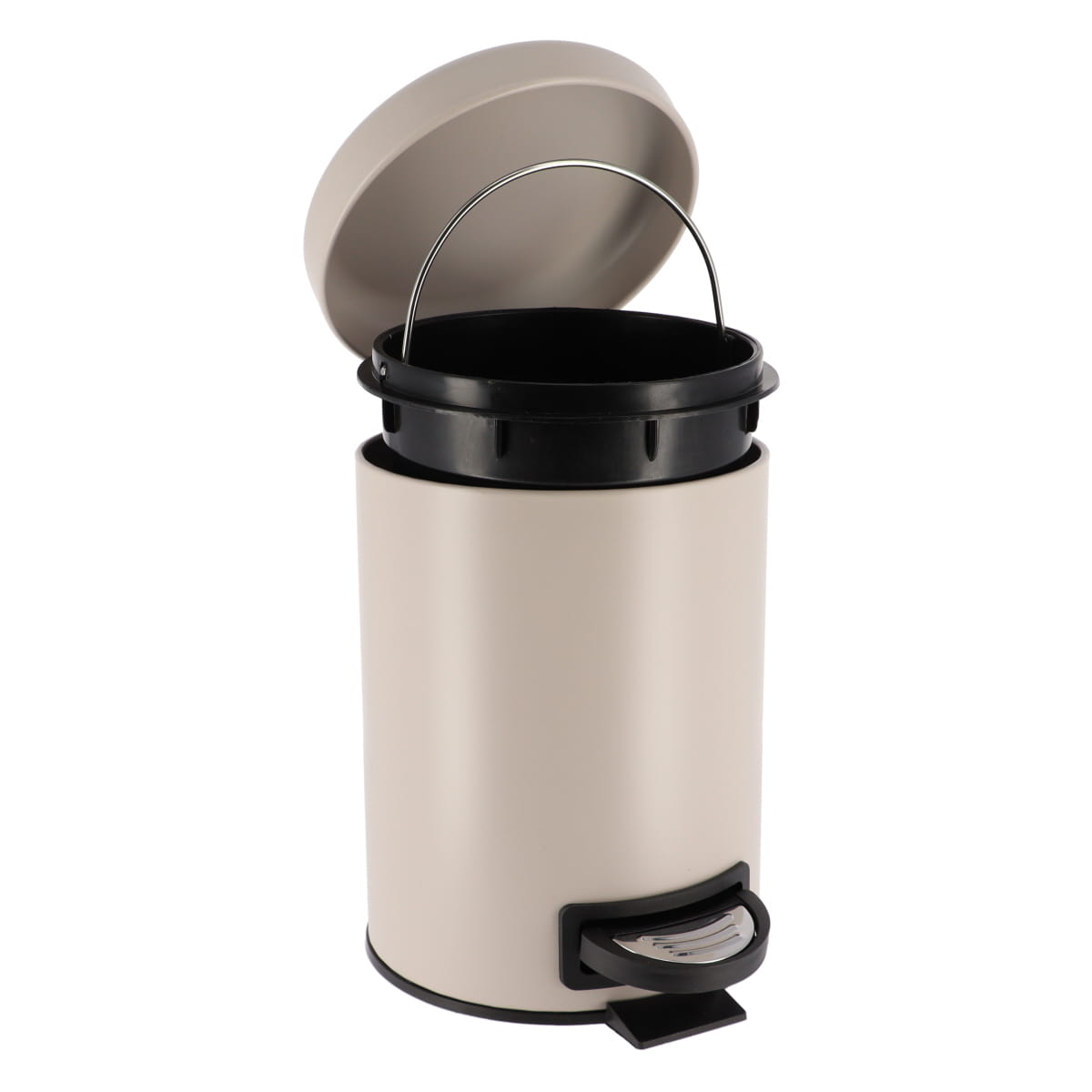 Coș de gunoi din metal 3L – sistem soft close – finisaj MATTE TAUPE