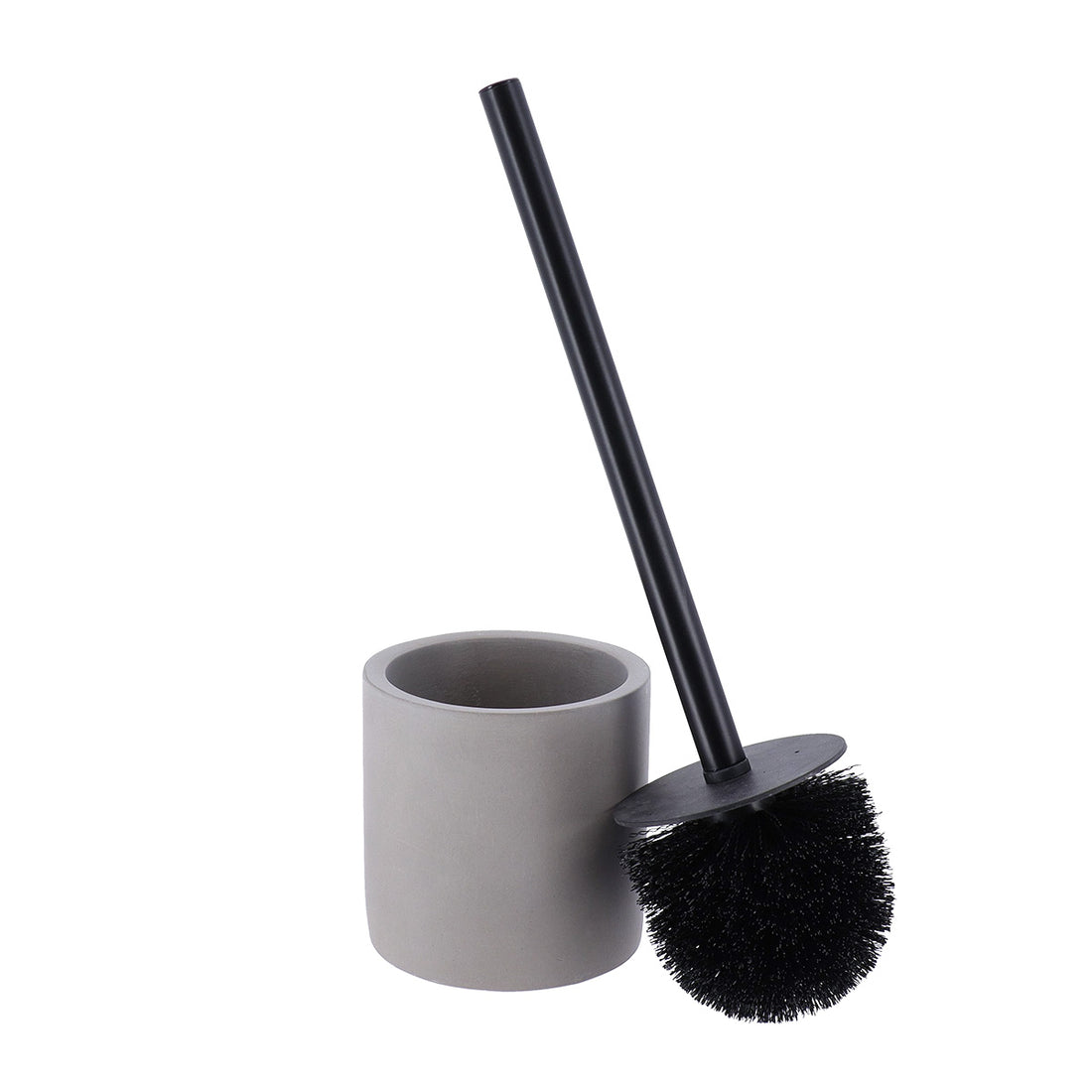 Perie de toaletă din ciment – stil grafic – gri