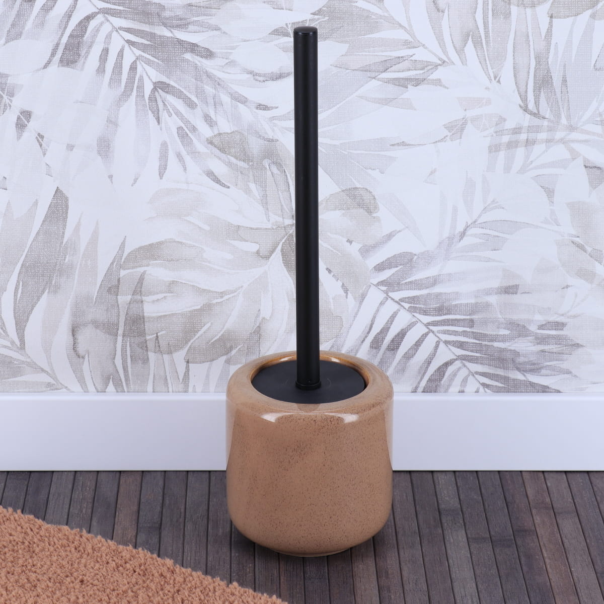 Perie WC din ceramică lacuită – Caramel