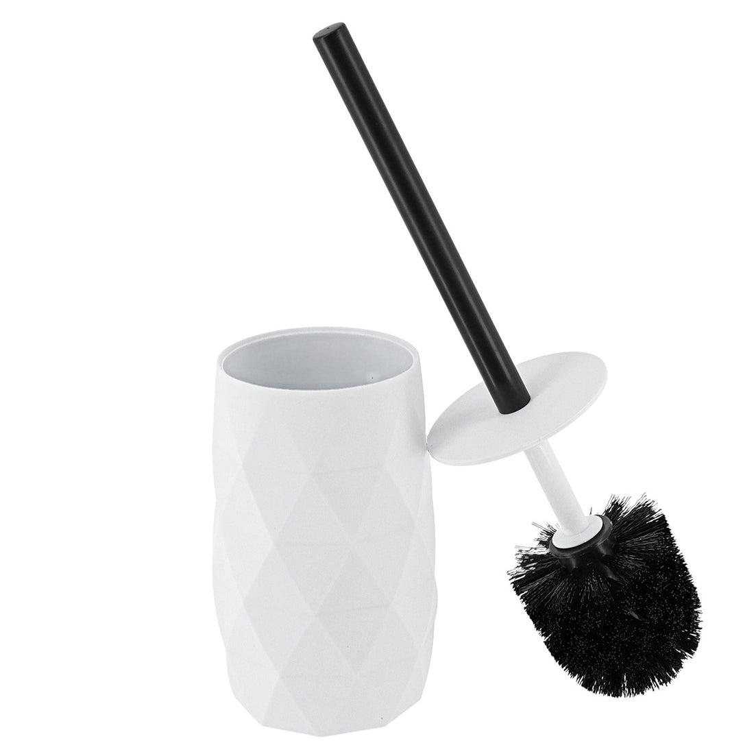 Perie WC din ABS + cauciuc – alb
