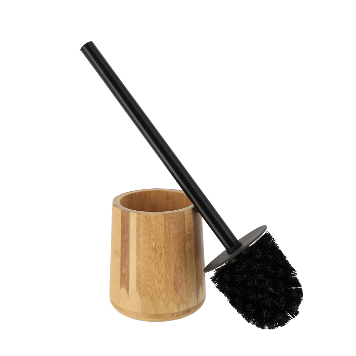 Perie de toaletă rotundă – bambus natural