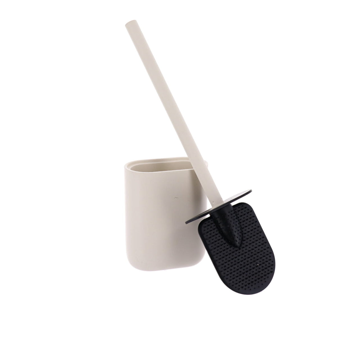 Perie De Toaletă Ovală Din Polirasină – Bej