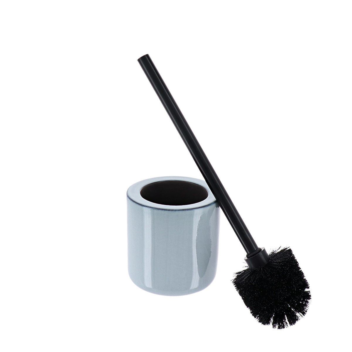 Perie WC din ceramică lăcuită – Albastru Scandinav