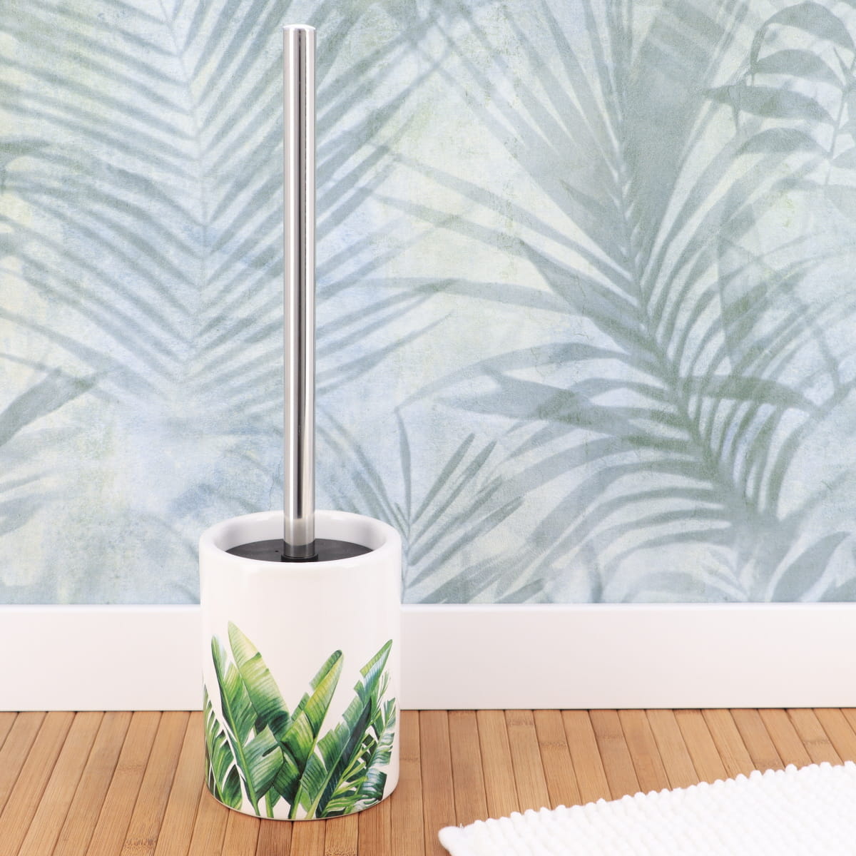 Perie de toaletă din dolomită imprimată – model Oasis