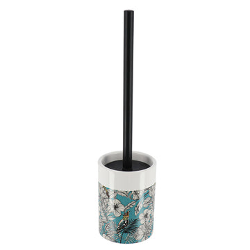 Perie de toaletă din dolomită imprimată – model Jungle Fever Bleu