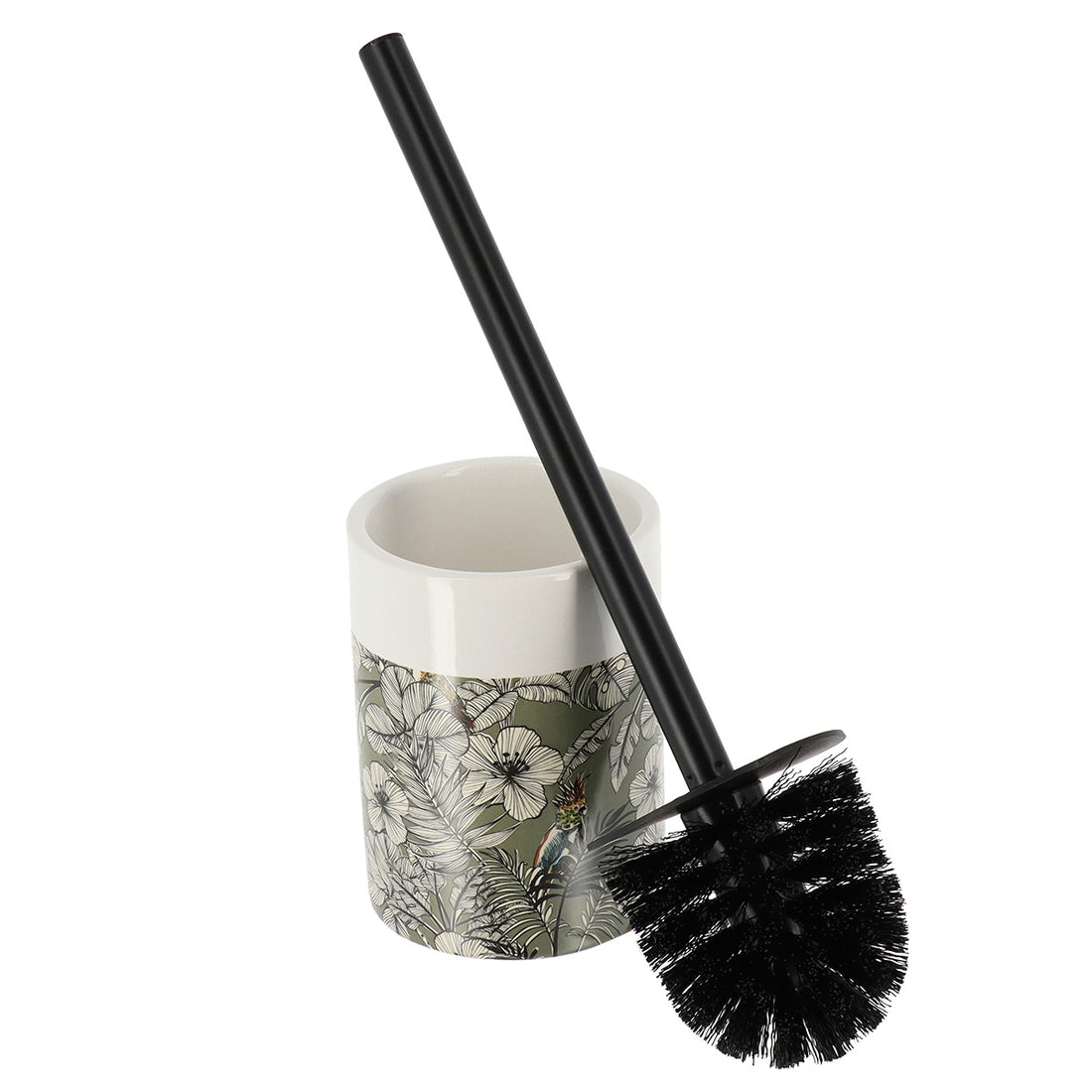 Perie de toaletă din dolomită imprimată – model Jungle Fever Kaki