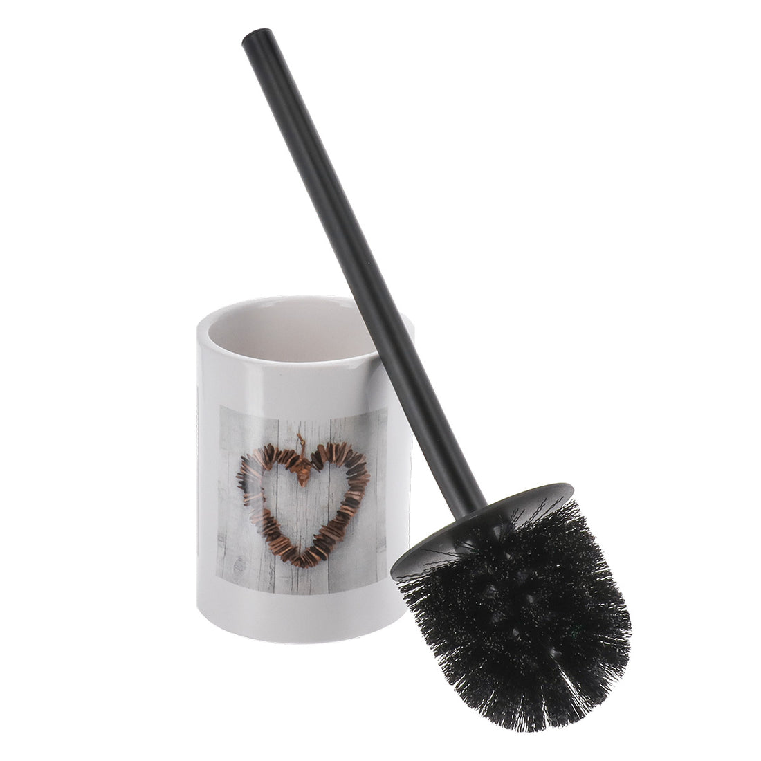 Perie de toaletă din dolomită imprimată – model Amour