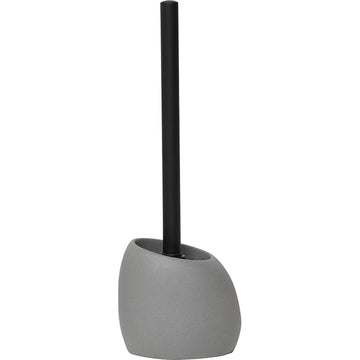 Perie de Toaletă din Polirășină Formă de Piatră - Gri