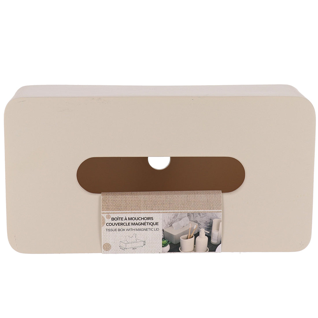 Cutie Pentru Șervețele Din Polirasină – Bej