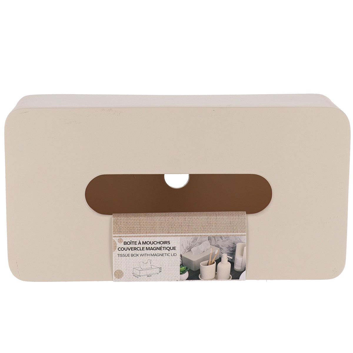 Cutie Pentru Șervețele Din Polirasină – Bej