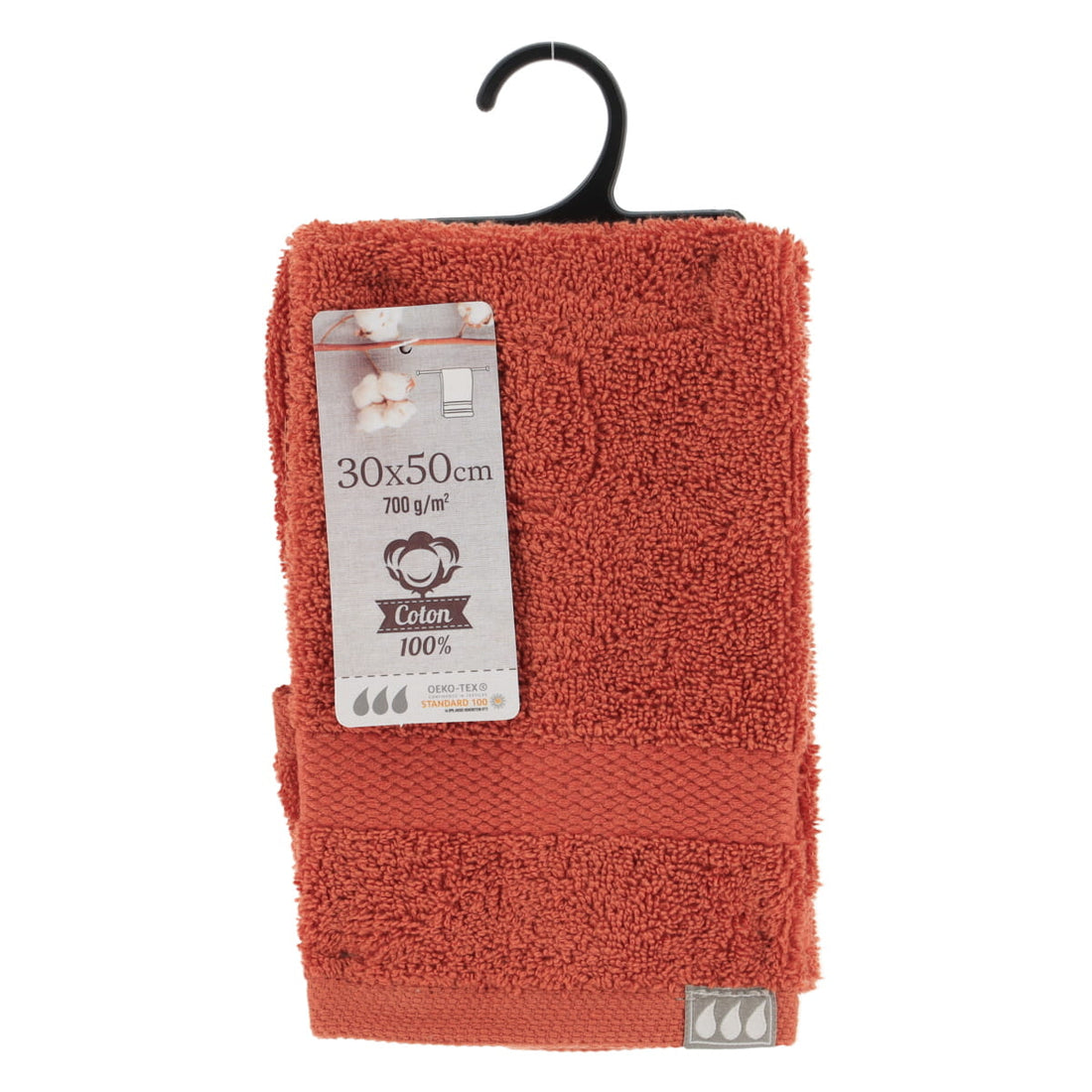 Prosop oaspeți 100% bumbac 30×50 cm – Terracotta