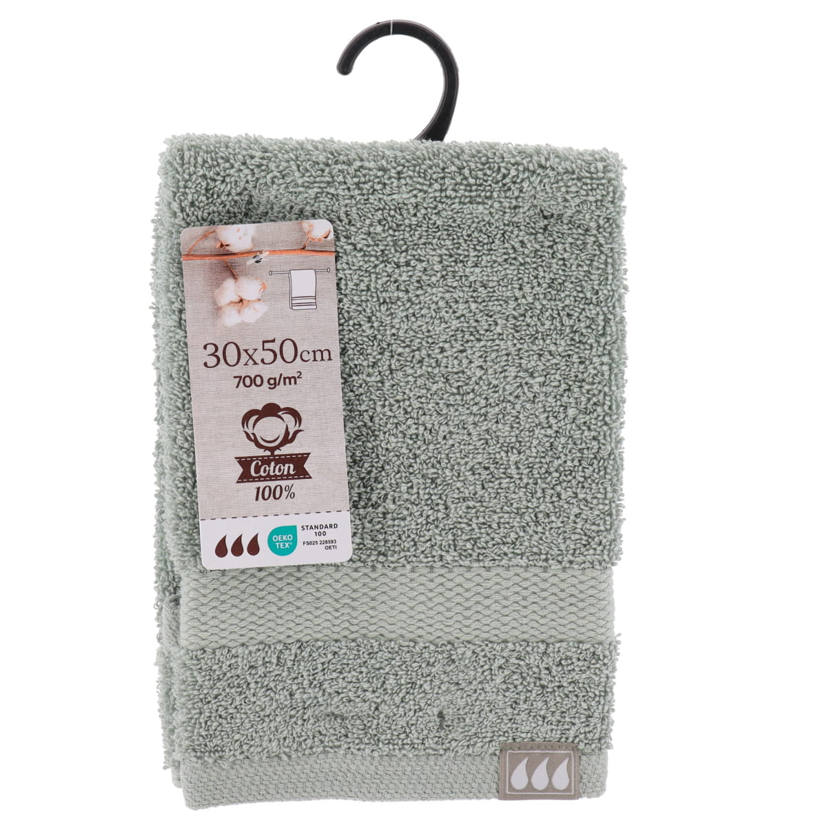 Prosop oaspeți 100% bumbac 30×50 cm – Verde eucalipt