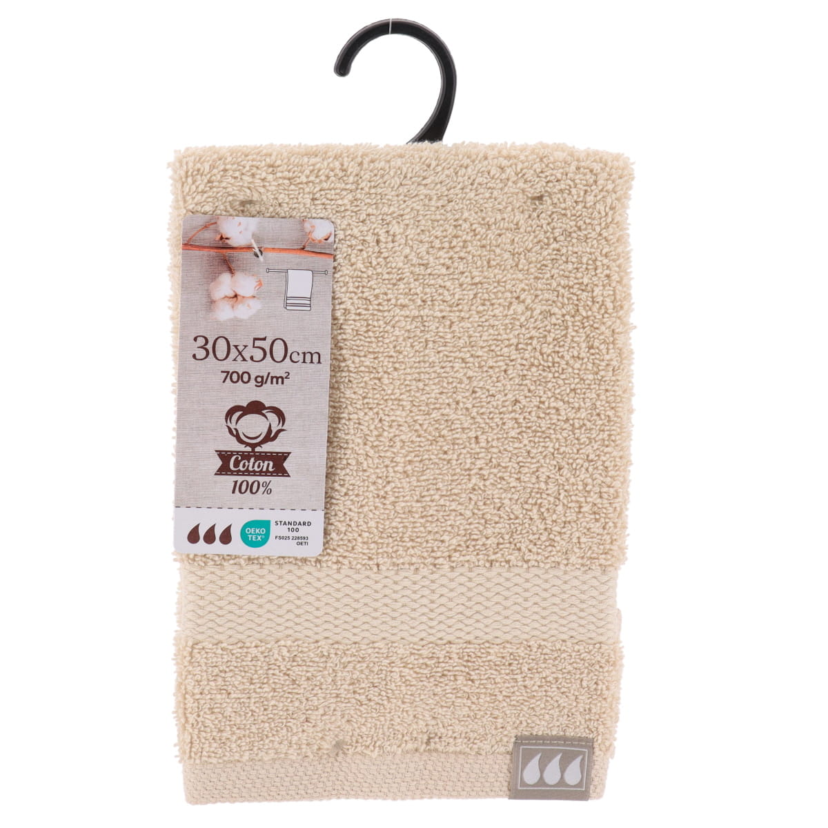 Prosop oaspeți 100% bumbac 30×50 cm – Bej