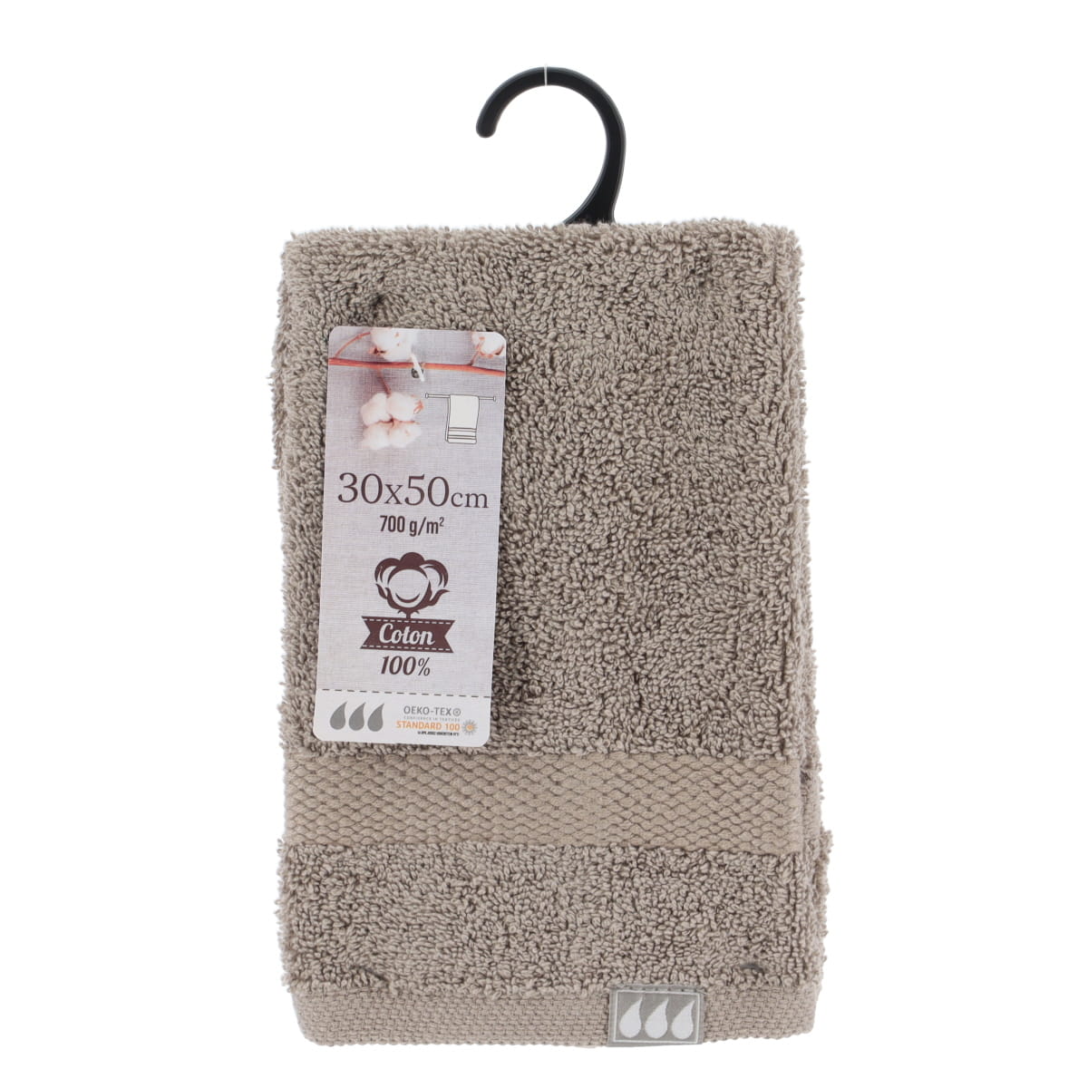 Prosop oaspeți 100% bumbac 30×50 cm – Taupe