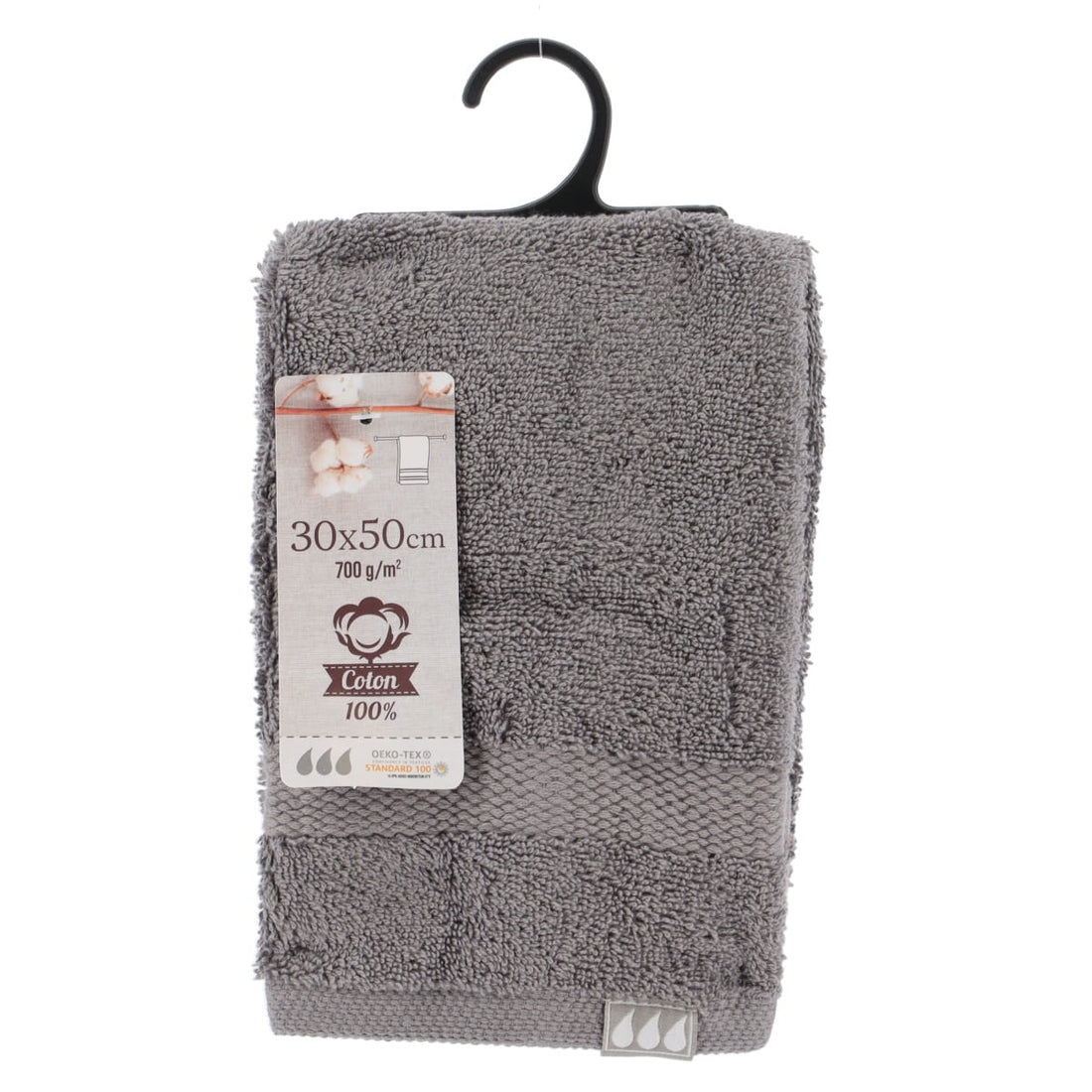 Prosop oaspeți 100% bumbac 30×50 cm – Gri