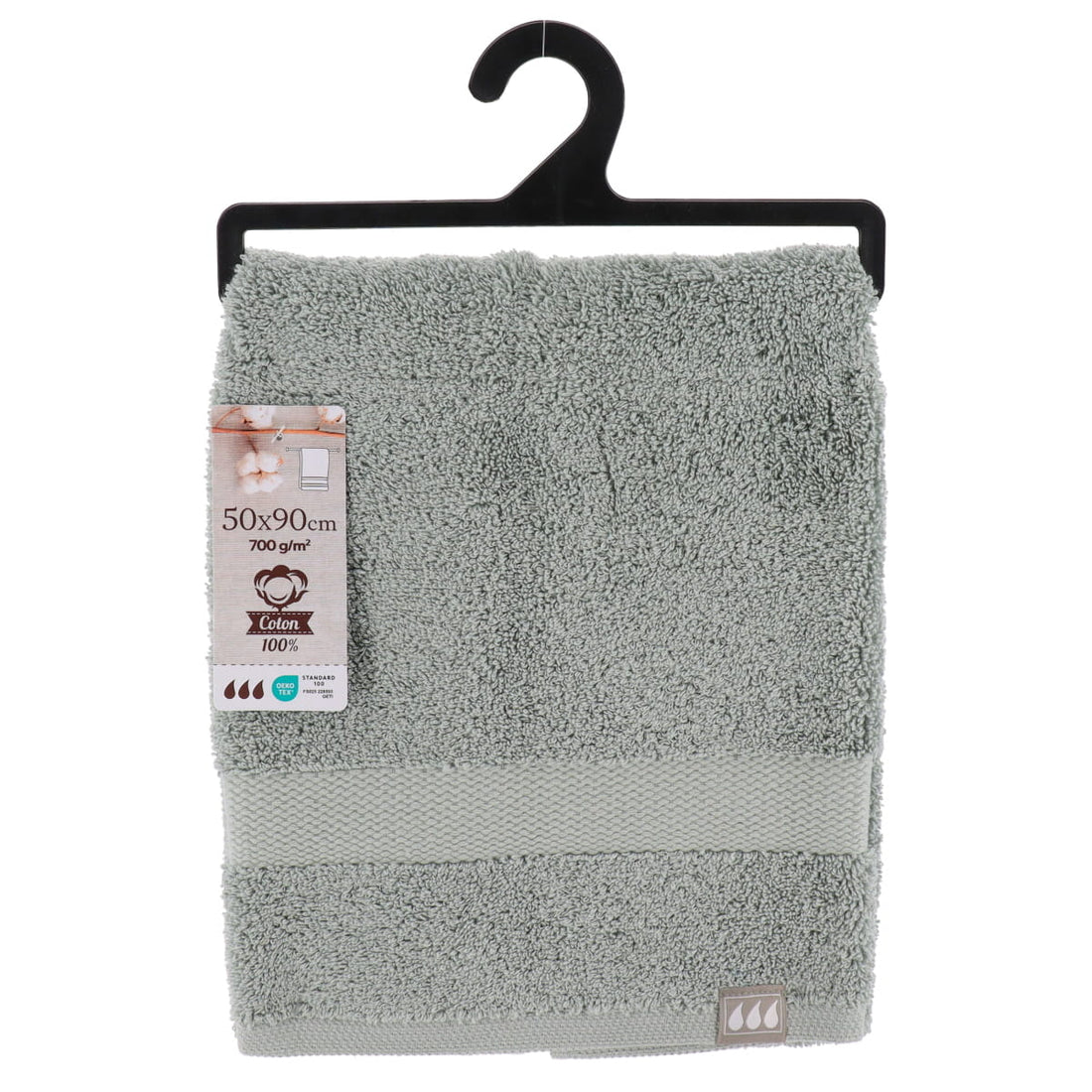 Prosop de mâini 100% bumbac 50×90 cm – Verde eucalipt