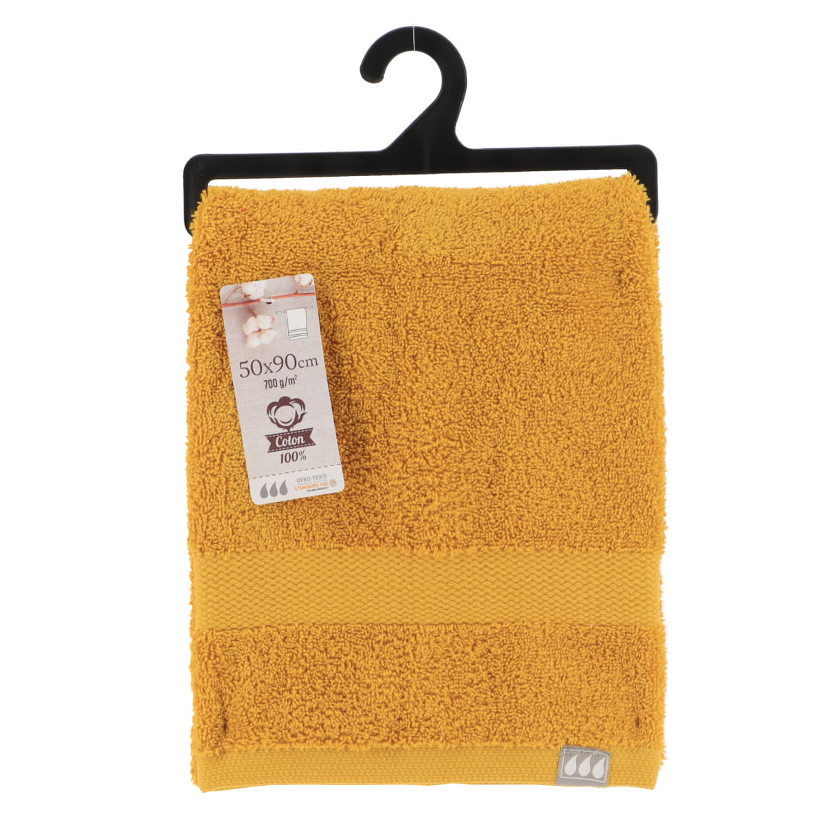 Prosop de mâini 100% bumbac 50×90 cm – Galben muștar