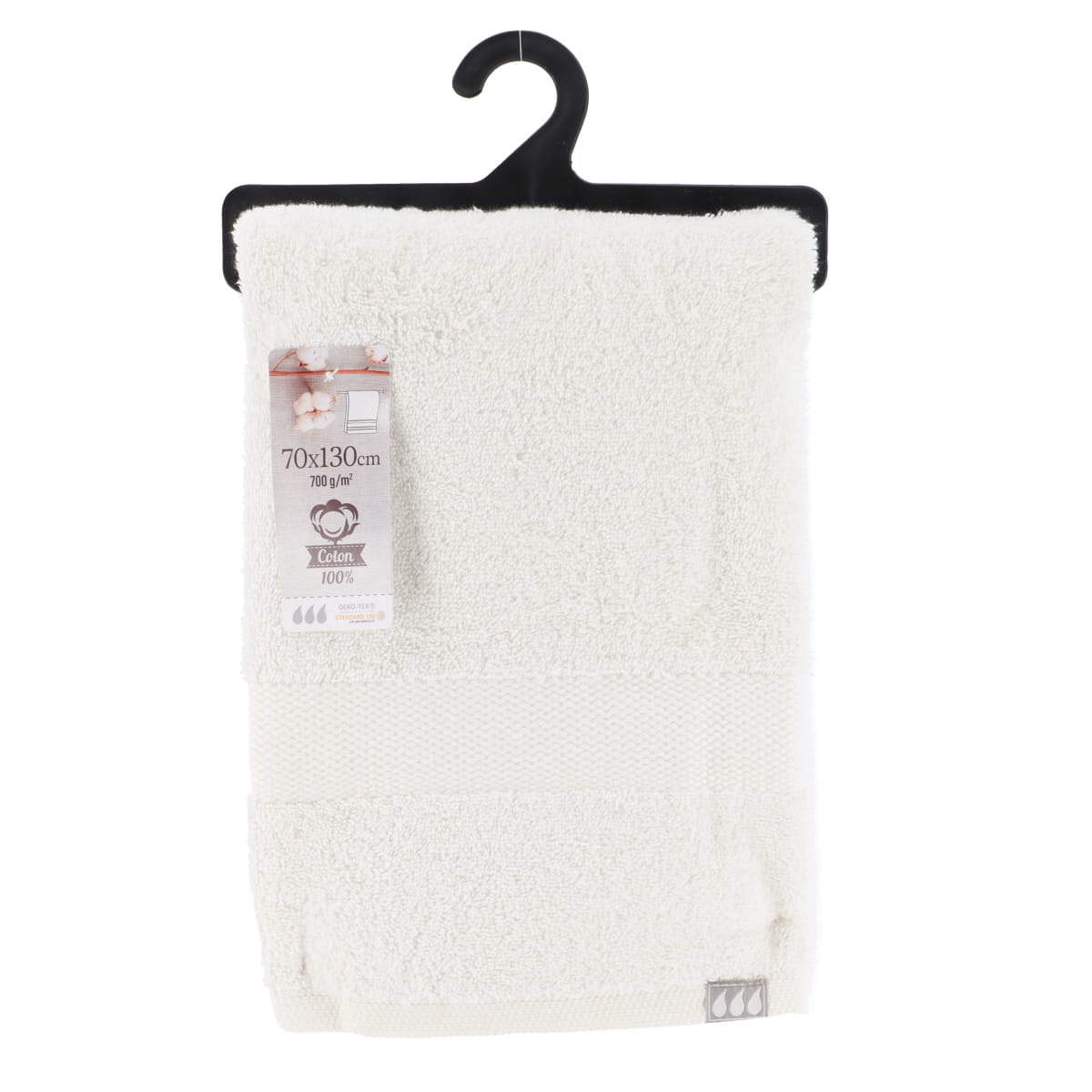 Prosop de toaletă 100% bumbac 70×130 cm – Alb