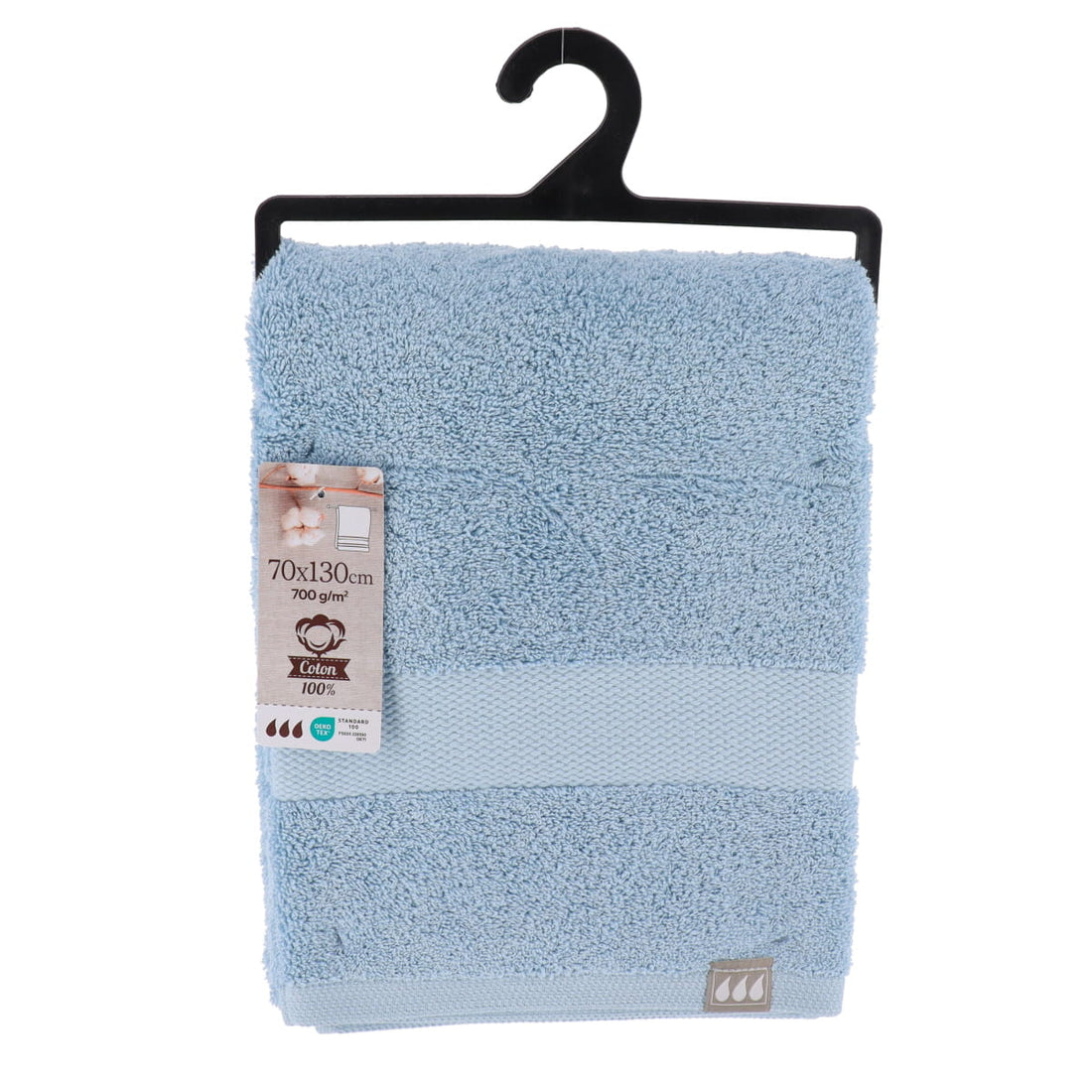 Prosop de toaletă 100% bumbac 70×130 cm – Albastru deschis