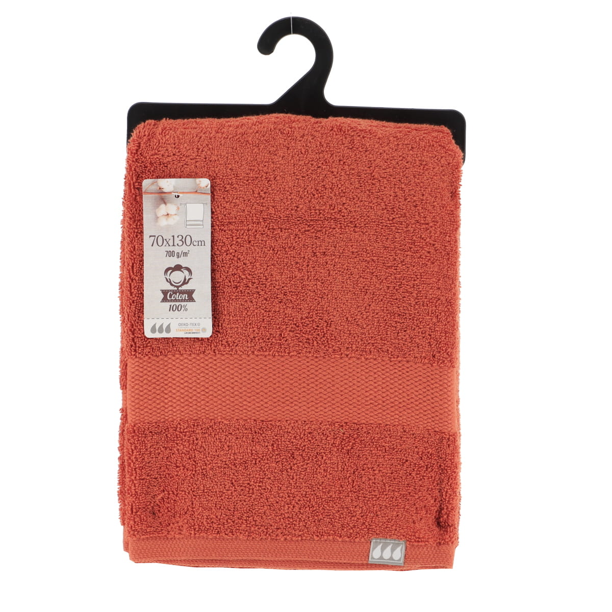 Prosop de toaletă 100% bumbac 70×130 cm – Terracotta