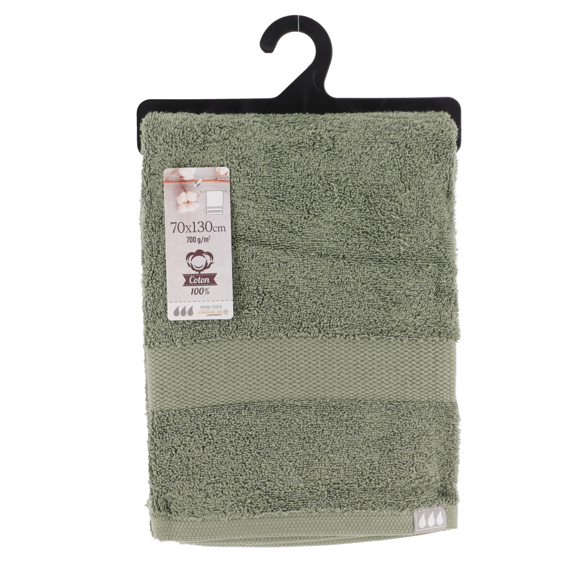 Prosop de toaletă 100% bumbac 70×130 cm – Kaki