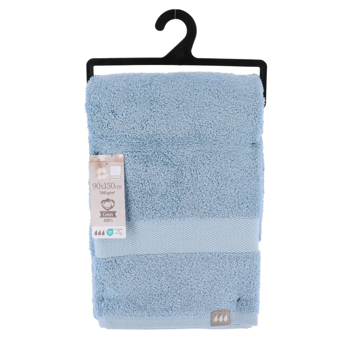Prosop de toaletă Timeless 100% bumbac 90×150 cm – Albastru deschis