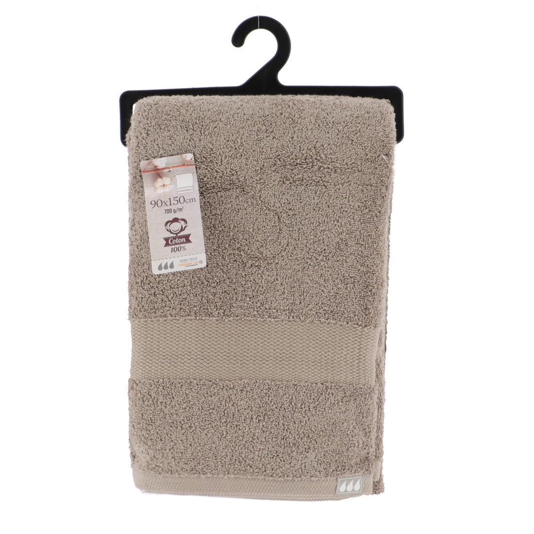 Prosop de toaletă Timeless 100% bumbac 90×150 cm – Taupe