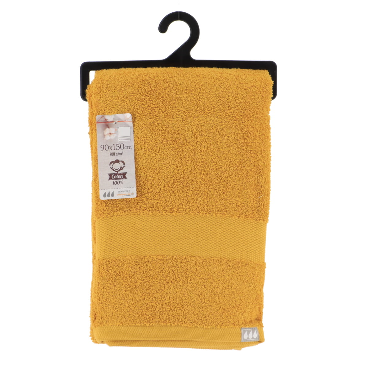 Prosop de toaletă Timeless 100% bumbac 90×150 cm – Galben Muștar