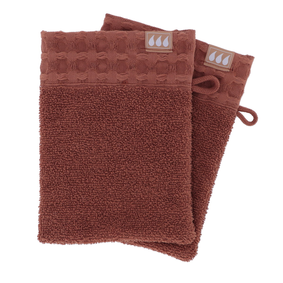 Set 2 mănuși de baie 100% bumbac 15×21 cm – AMBER