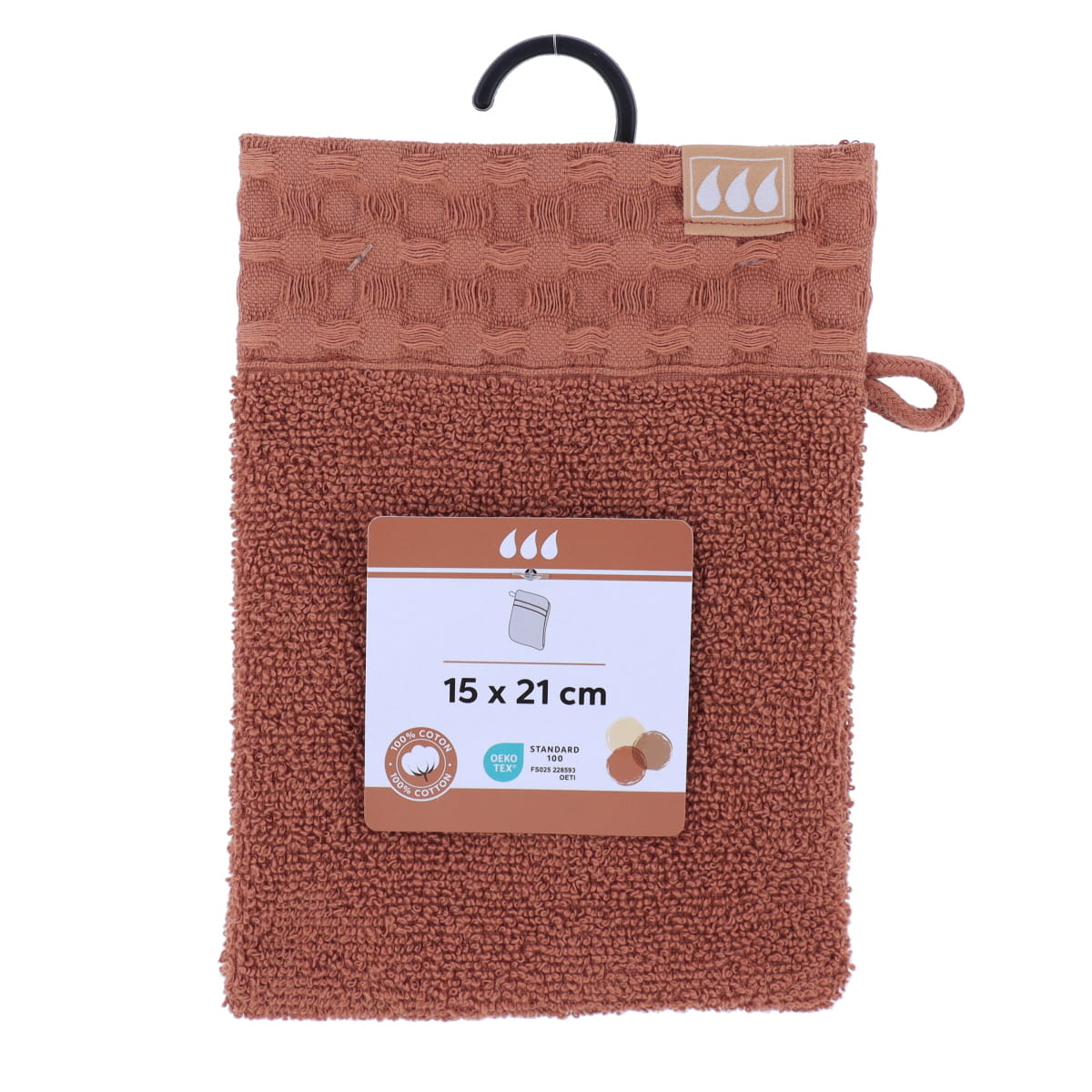 Set 2 mănuși de baie 100% bumbac 15×21 cm – AMBER