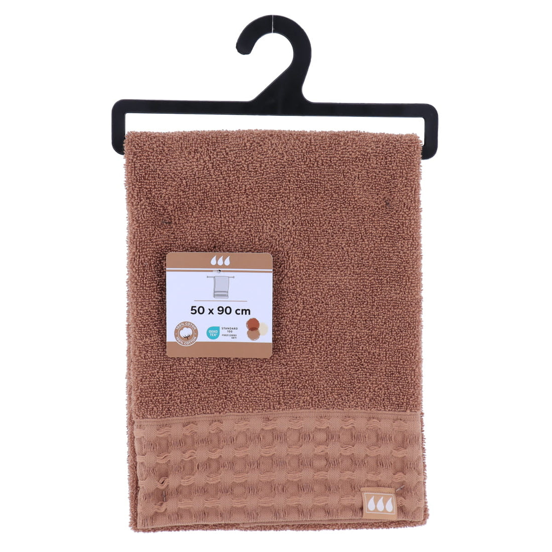 Prosop de toaletă 100% bumbac 50×90 cm – CARAMEL