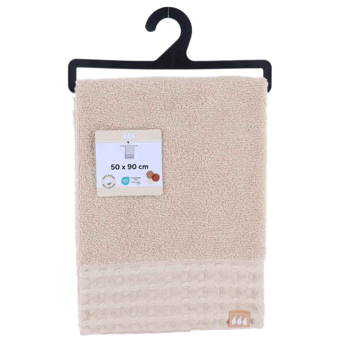 Prosop de toaletă 100% bumbac 50×90 cm – BEIGE