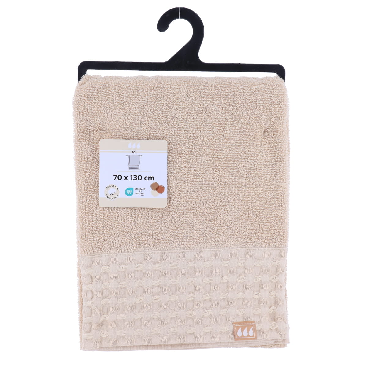 Prosop baie 100% bumbac 70×130 cm – BEIGE