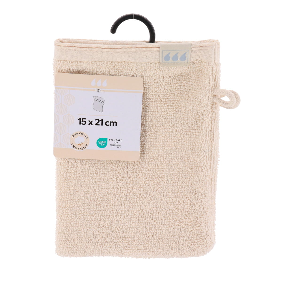 Set 2 mănuși din bumbac 100% cu volane – Natural