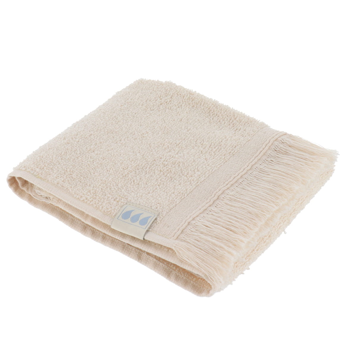 Prosop de oaspeți 30×50 cm din bumbac 100% cu volane – Natural