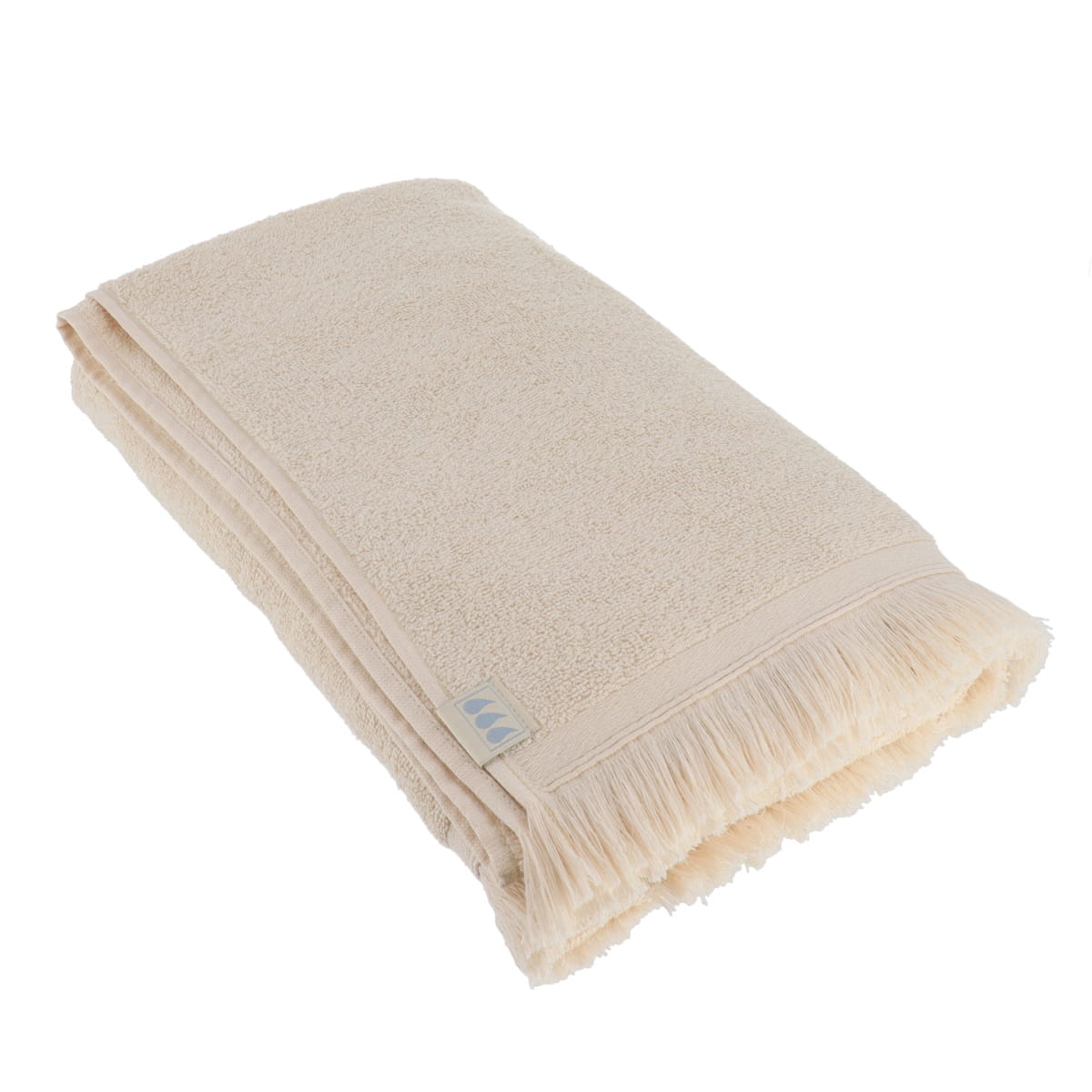 Prosop baie XXL 90×150 cm din bumbac 100% cu volane – Natural