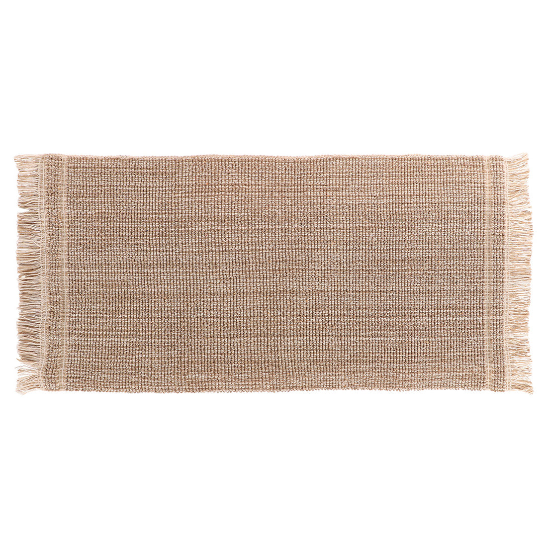 Covoraș din bumbac și fibre mixte 45 x 90 cm – bej