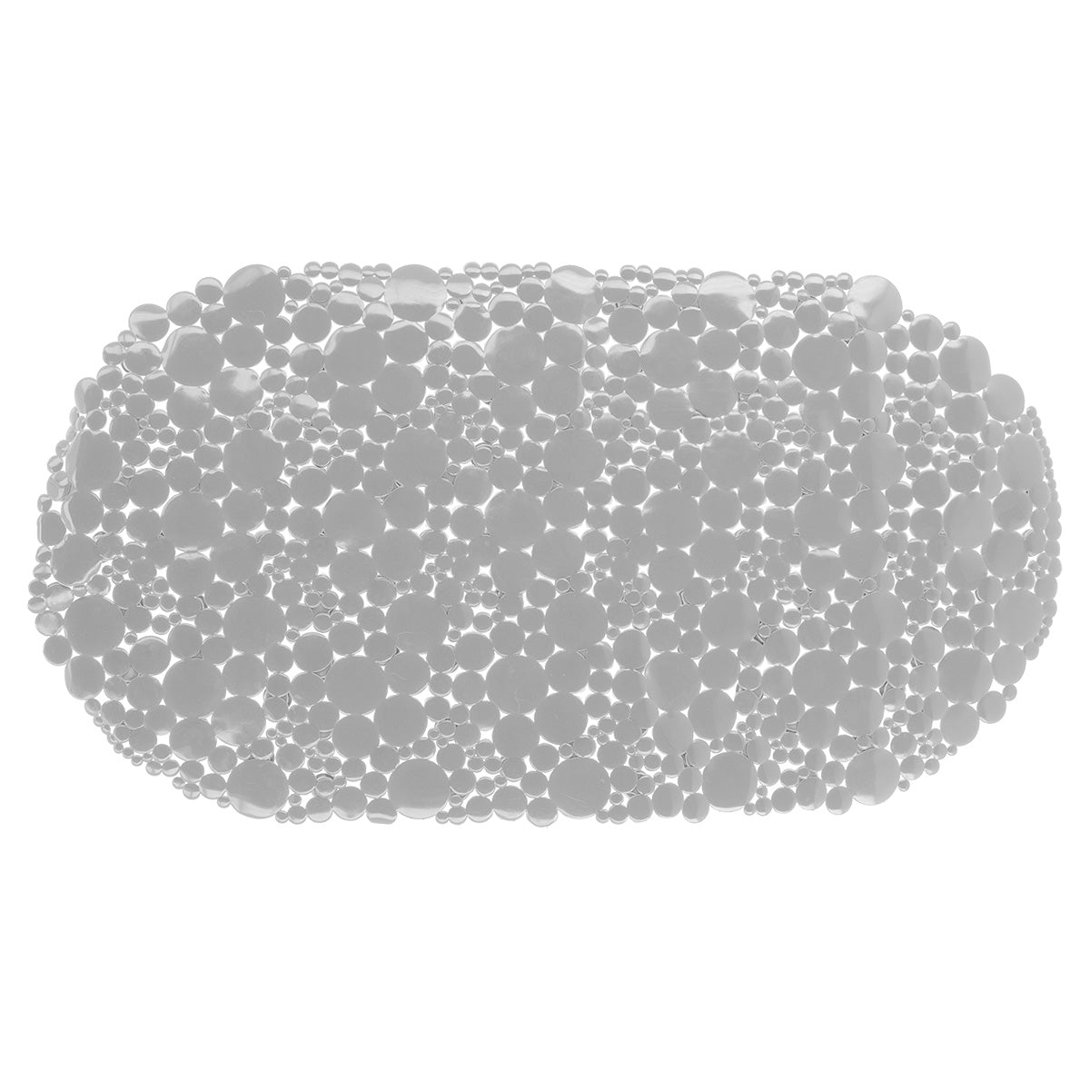 Covoraș de baie PVC 69×36 cm – model Bubbles Pearl Grey