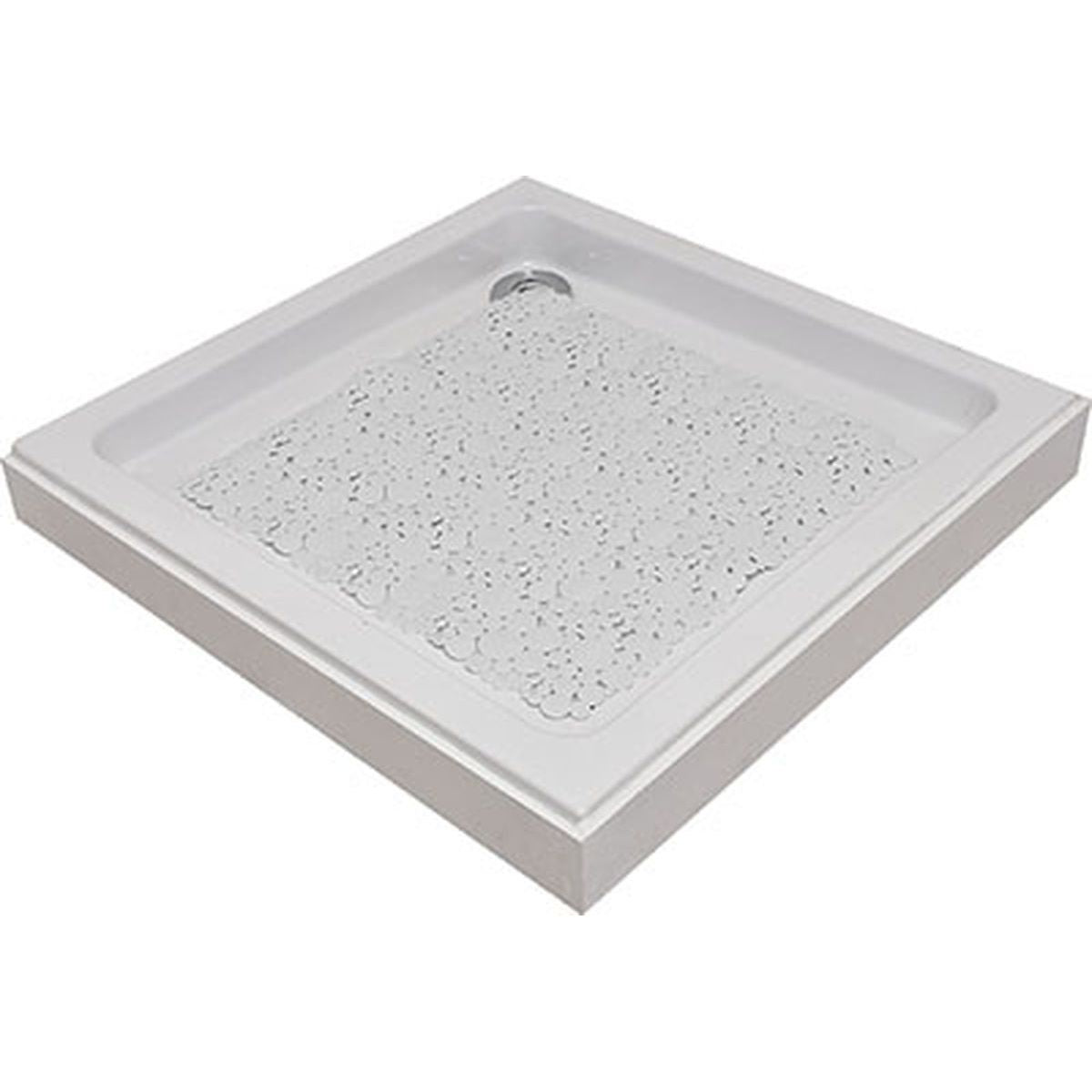 Covoraș de duș PVC 50×50 cm – model Bubbles White