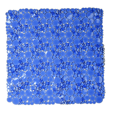 Covoraș de duș PVC 50×50 cm – model Bubbles Navy Blue