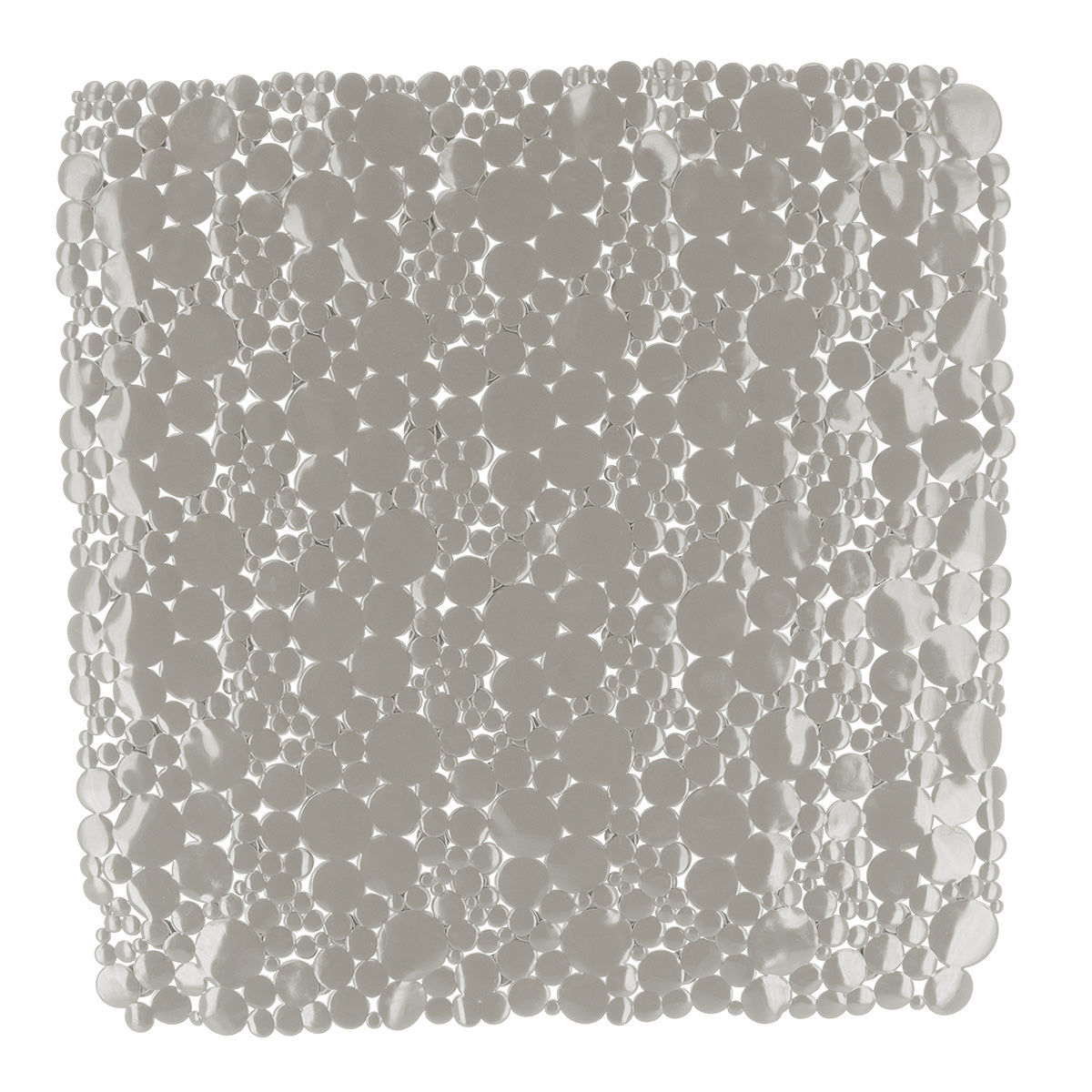 Covoraș de duș PVC 50×50 cm – model Bubbles Taupe