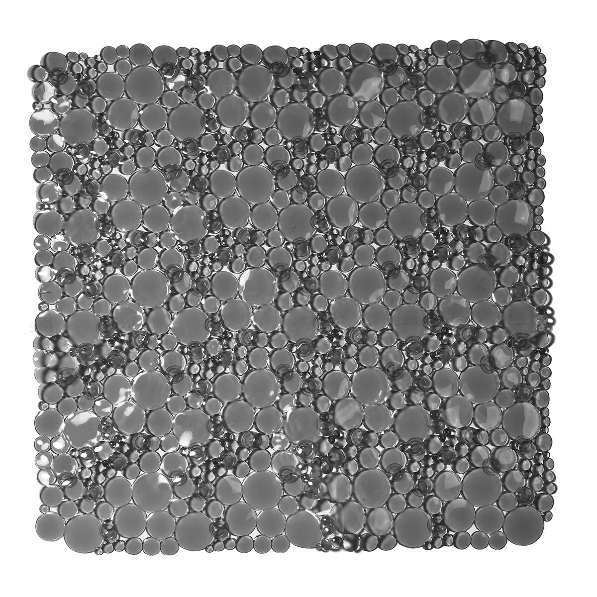 Covoraș de duș PVC 50×50 cm – model Bubbles Grey