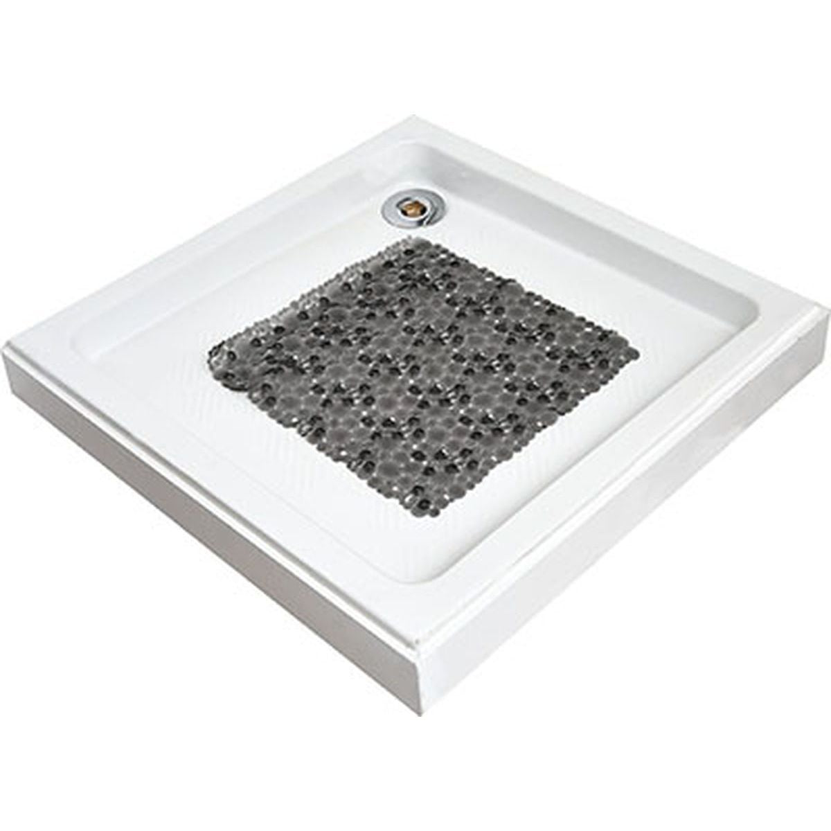 Covoraș de duș PVC 50×50 cm – model Bubbles Grey